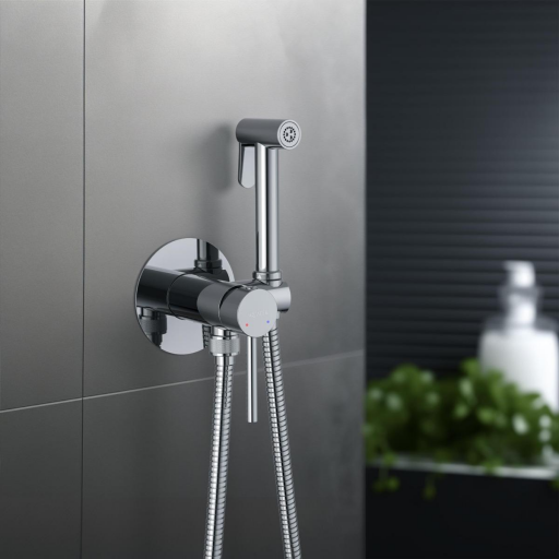 Смеситель с гигиеническим душем AQUATEK Европа AQ1021CR встраиваемый хром